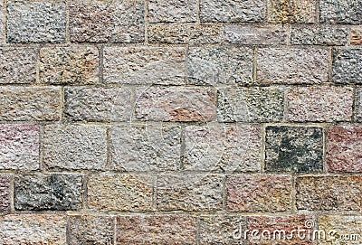 Colored brick wall background, texture Stock Photo