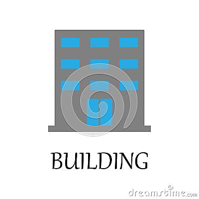 colored building icon. Element of web icon for mobile concept and web apps. Detailed colored building icon can be used for web and Stock Photo