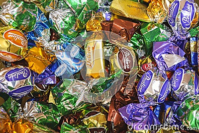 Chocolate candys Editorial Stock Photo