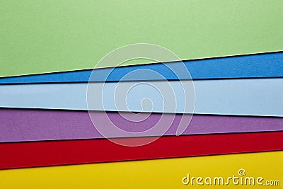 Colored cardboards background red purple blue tone. Copy space Stock Photo