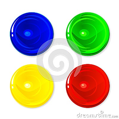 Colored circles Vector Illustration