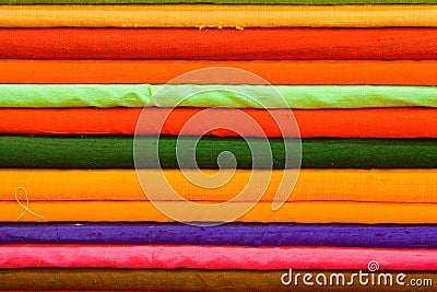 Colored cloth Stock Photo