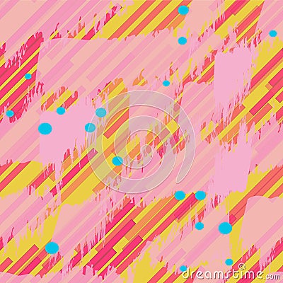 Colored Clounds And Lines Geometric Fashion Stock Photo