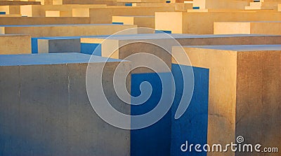 Colored 3-dimensional cubes Stock Photo