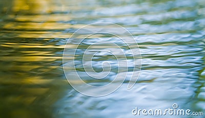 Colored floating water Stock Photo