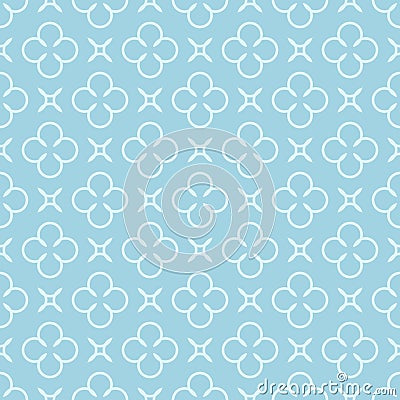 Colored flower pattern. Seamless background Vector Illustration