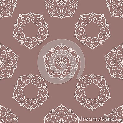 Colored flower pattern. Seamless background Vector Illustration
