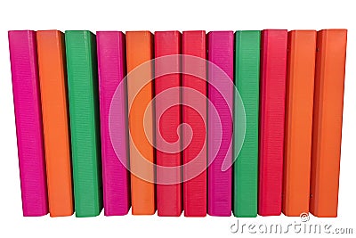 Colored folders for papers isolated on a white background Stock Photo