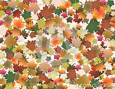 Colored leaves Stock Photo