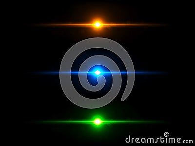 Colored lighting effects Stock Photo