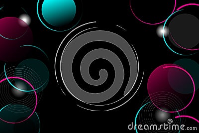 Colored modern background in the style of the social network. Digital background. Stream cover. Social media concept. Vector Vector Illustration