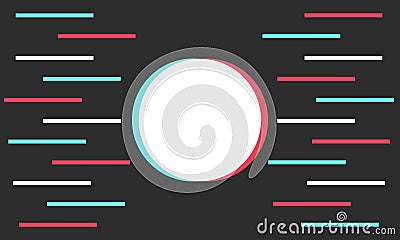 Colored modern background in the style of the social network. Digital background. Stream cover. Social media concept Vector Illustration