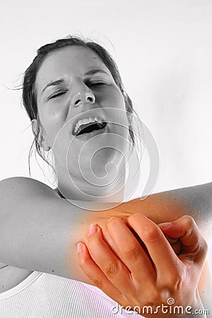 Colored Pain Stock Photo