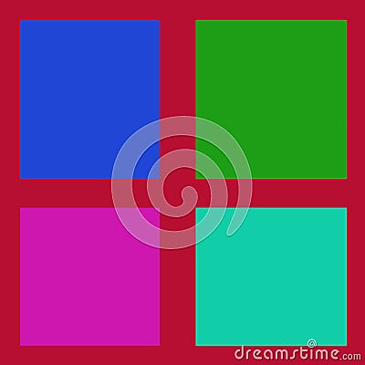 Colored Panels Stock Photo