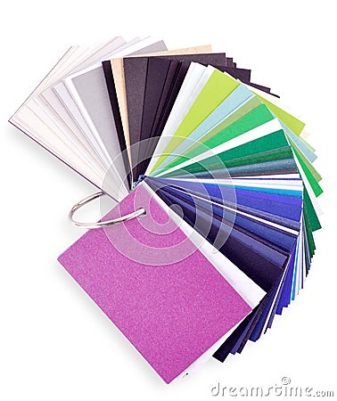 Colored paper Stock Photo
