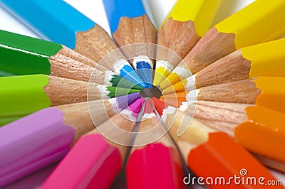 Colored pencil Stock Photo