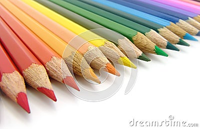 Colored pencil Stock Photo