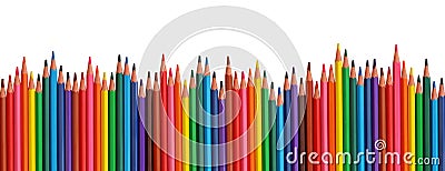 Colored pencils Stock Photo