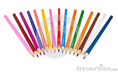 Colored pencils Stock Photo