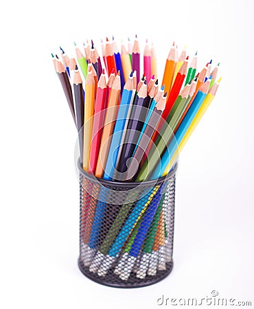 Colored pencils Stock Photo