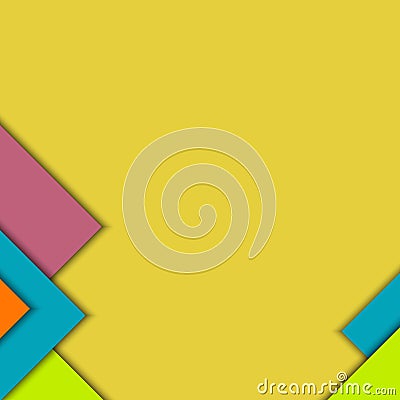 Colored pieces of paper. Vector background. Vector Illustration