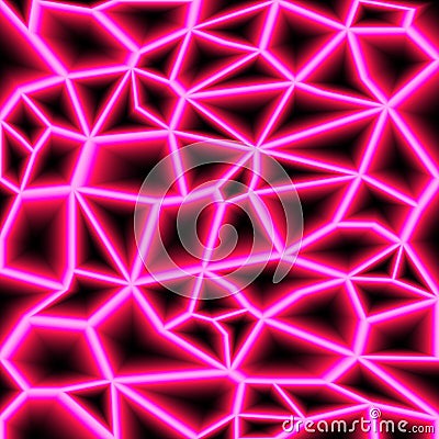 Colored random laser beams on dark background. Place for your text. Vector illustration. Vector Illustration