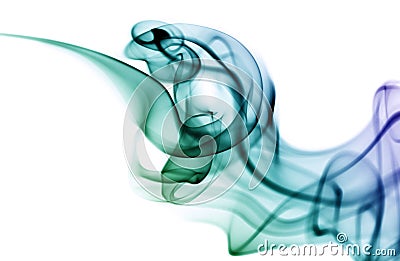 Colored smoke Stock Photo