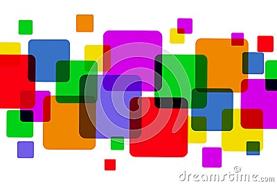 Colored squares background - vector Vector Illustration