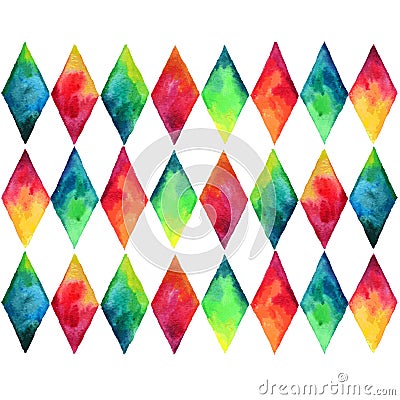 Colored staggered pattern Vector Illustration