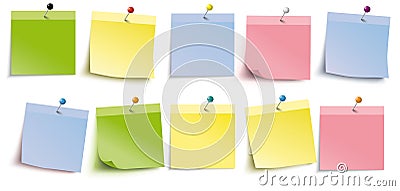 Colored Sticks With Pins Header Double Stock Photo