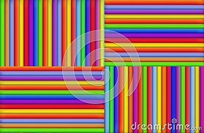 Colored Stripes Stock Photo