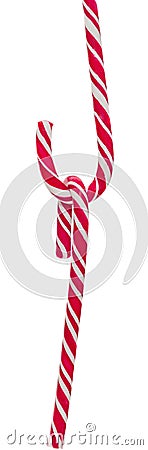 Colored sweet candys, lollipops sticks, Saint Nicholas sweets, Christmas candys isolated, white background Stock Photo