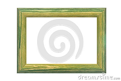 Colored wooden frame Stock Photo