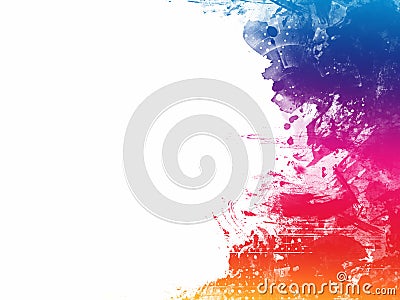 Colorful Abstract Artistic Watercolor Paint Background Stock Photo