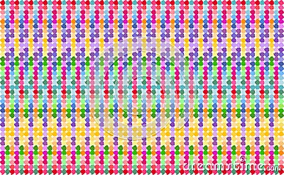 Colorful abstract background made of multicolored dots Vector Illustration
