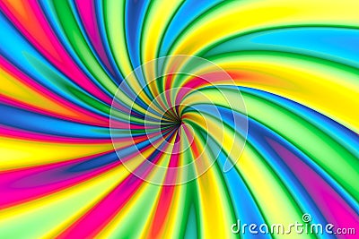 Colorful abstract background psychedelia Cartoon Illustration