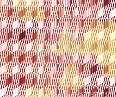 Red pattern abstract background vector design Vector Illustration