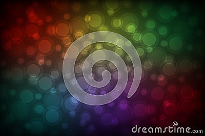 Colorful abstract bokeh background Vector Illustration