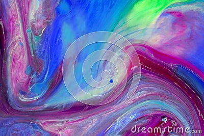 Colorful abstract composition underwater. Stock Photo