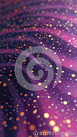 Colorful abstract design featuring swirling patterns and dynamic dots in a modern background for innovative designers Stock Photo