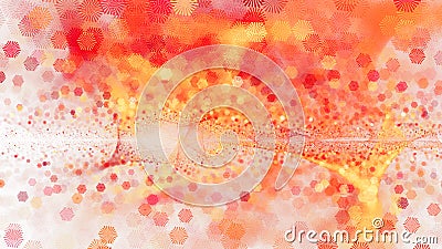 Colorful abstract fractal illustration Cartoon Illustration