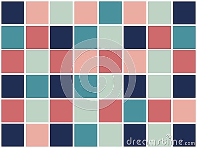 Colorful abstract geometric pattern with squares Stock Photo