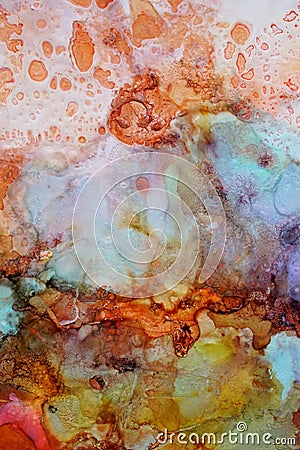 Colorful abstract painting texture Stock Photo