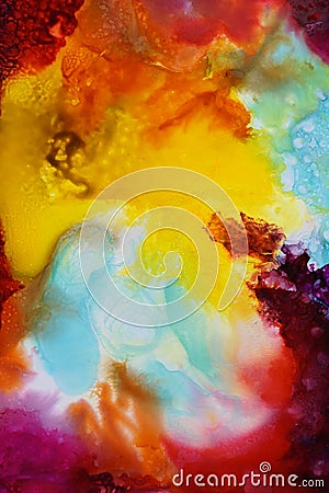 Colorful abstract painting texture Stock Photo