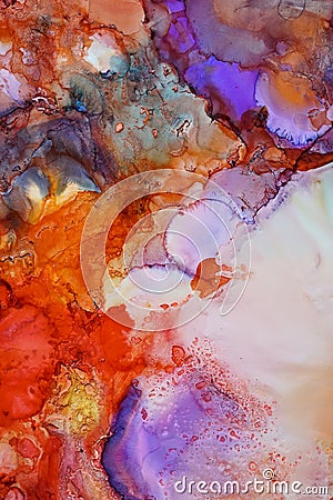 Colorful abstract painting texture Stock Photo
