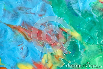 Colorful abstract plasticine texture Stock Photo