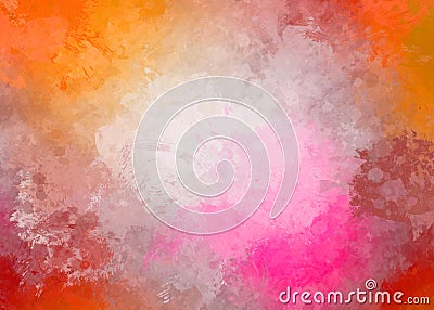 Colorful abstract splashed background, shapes in layered abstract pattern Stock Photo