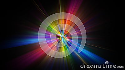 Colorful abstract Star burst light explosion background Stock Photo