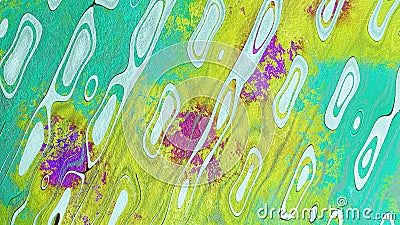 Colorful abstract textured background pattern with torn edge effect and damage, interesting shapes and curves Stock Photo
