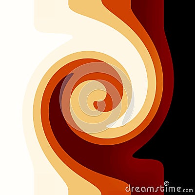 Colorful abstract vintage spiral background Stock Photo